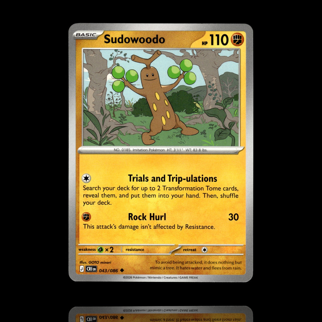▸ Sudowoodo | ME04: Chaos Rising | Uncommon | 043/086 | NM