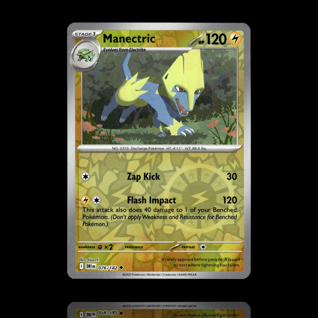 ▸ Manectric | SV10: Destined Rivals | Reverse Holo | 076/182 | NM