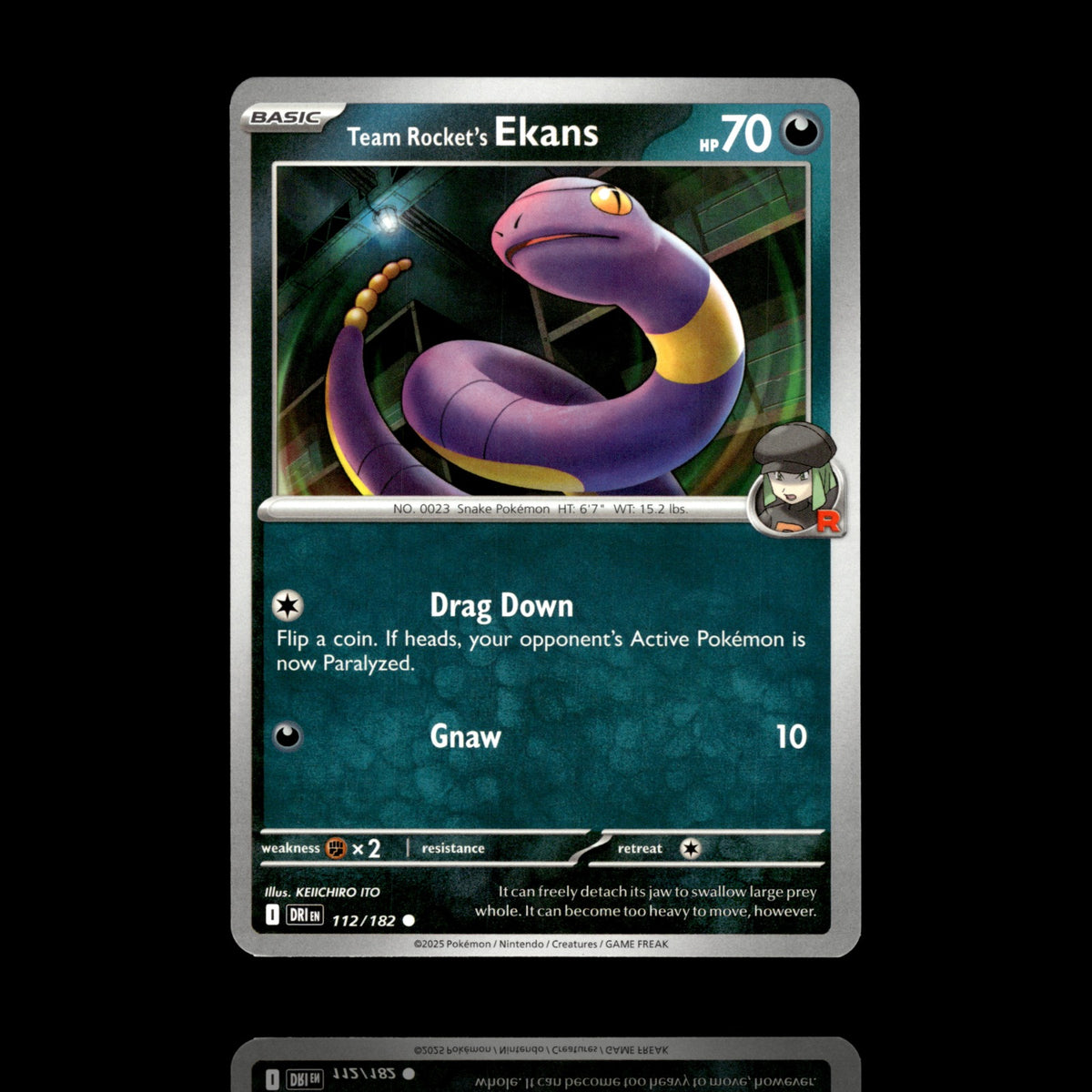 ▸ Team Rocket's Ekans | SV10: Destined Rivals | Common | 112/182 | NM