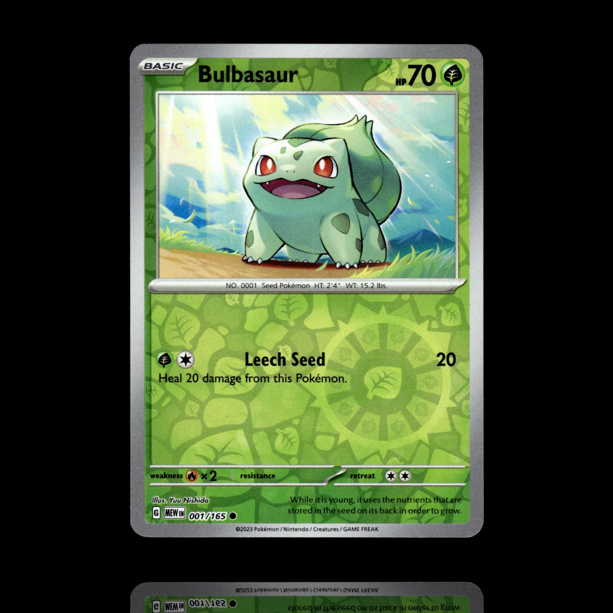 ▸ Bulbasaur | SV: Scarlet & Violet 151 | Reverse Holo | 001/165 | NM