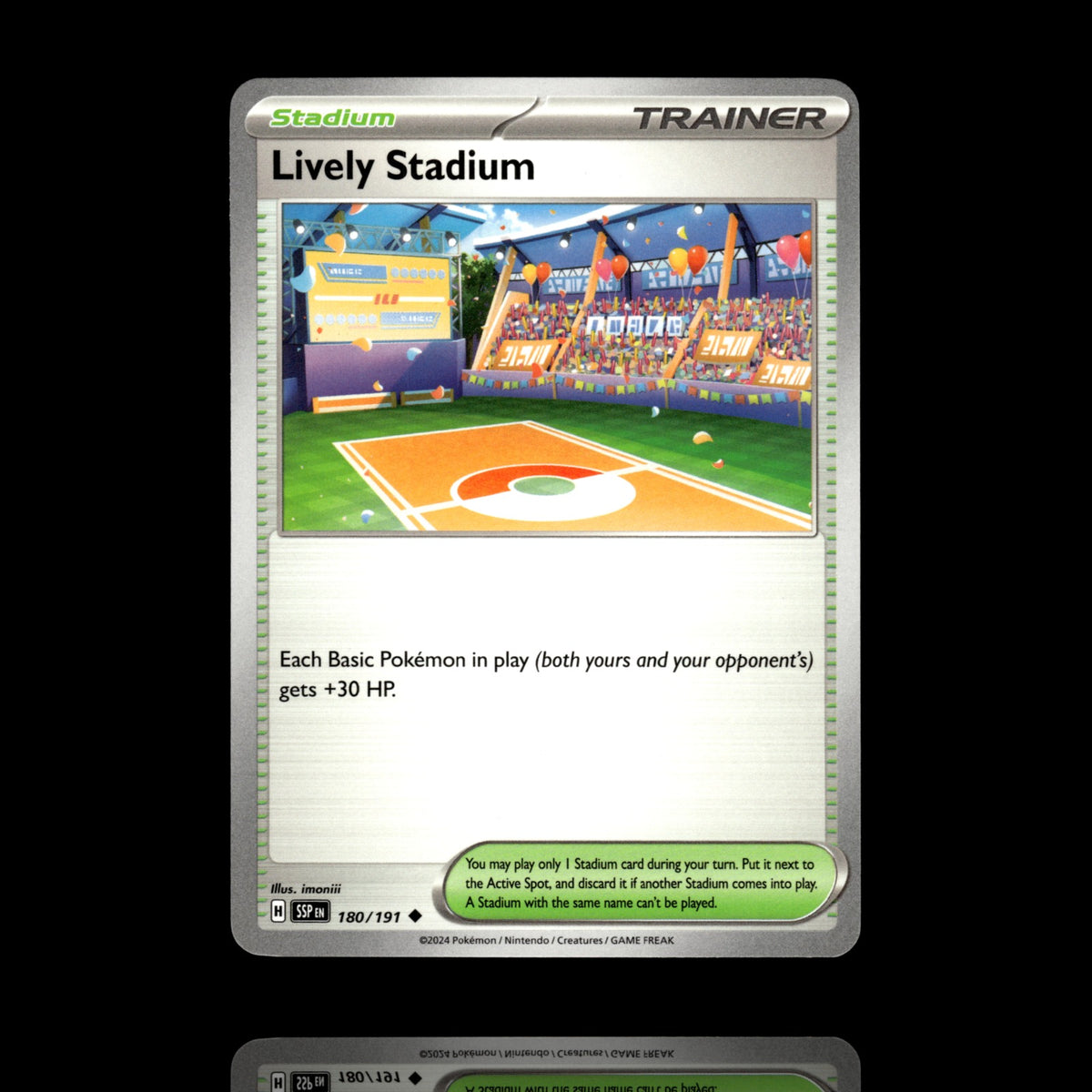 ▸ Lively Stadium | SV08: Surging Sparks | Uncommon | 180/191 | NM
