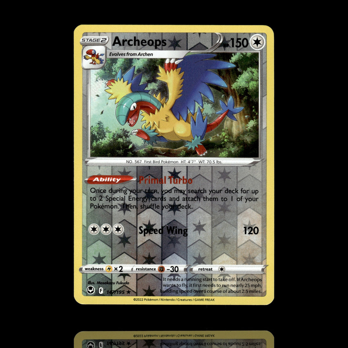 ▸ Archeops | SWSH12: Silver Tempest | Reverse Holo | 147/195 | NM
