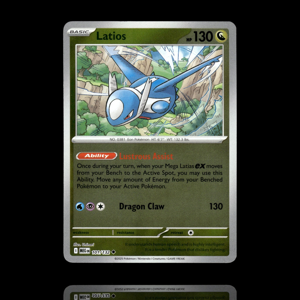 ▸ Latios | ME01: Mega Evolution | Reverse Holo | 101/132 | NM