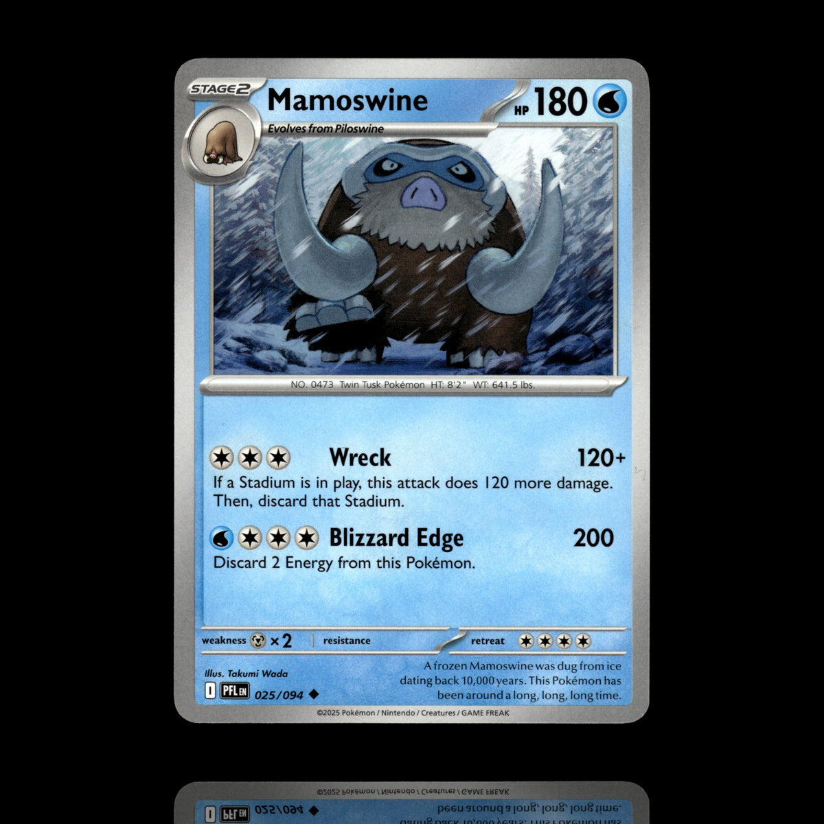 ▸ Mamoswine | ME02: Phantasmal Flames | Uncommon | 025/094 | NM
