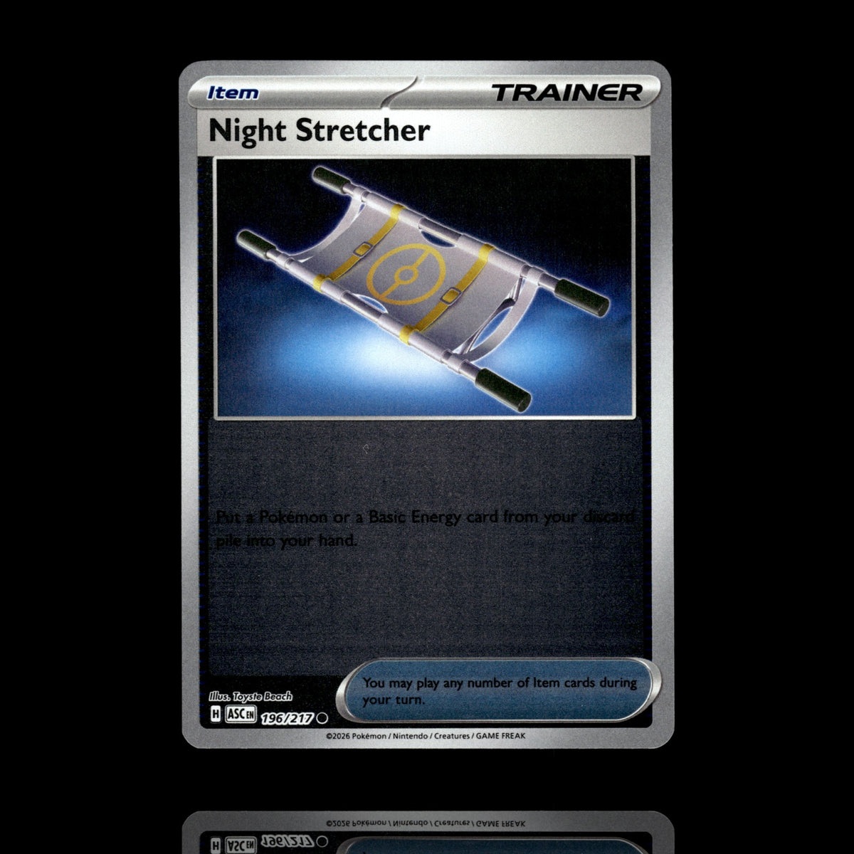 ▸ Night Stretcher | ME: Ascended Heroes | Reverse Holo | 196/217 | NM