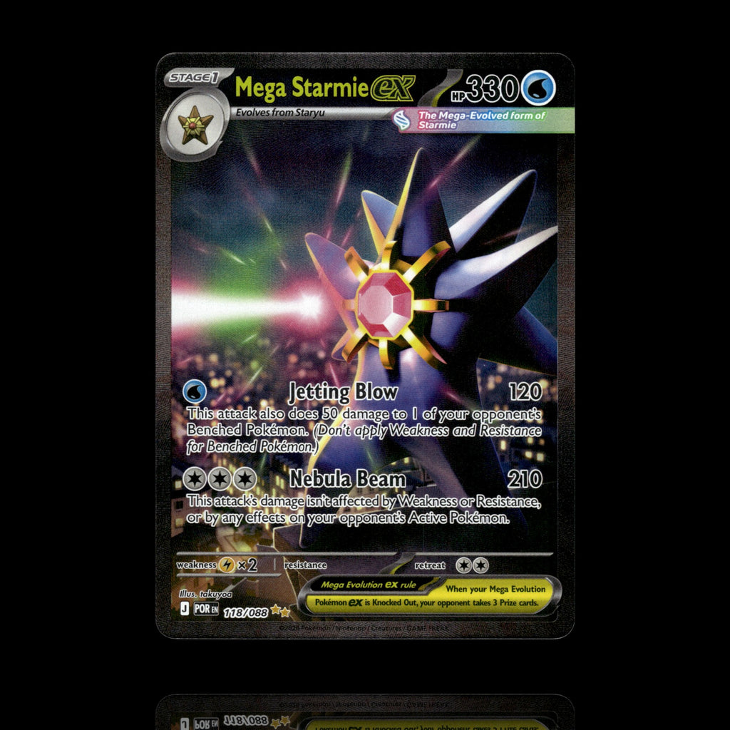 ▸ Mega Starmie ex | Perfect Order | Special Illustration Rare | 118/088 | NM