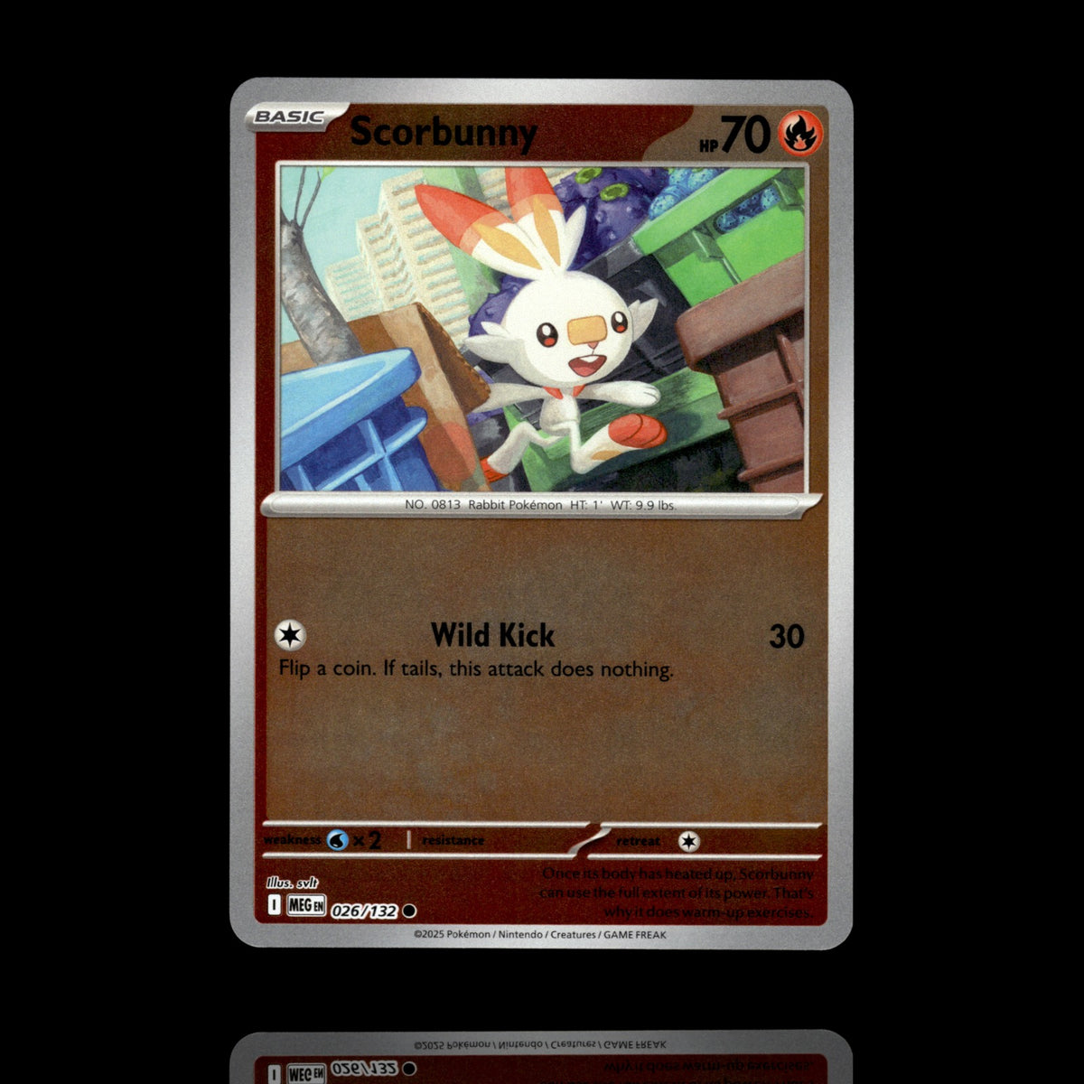 ▸ Scorbunny | ME01: Mega Evolution | Reverse Holo | 026/132 | NM