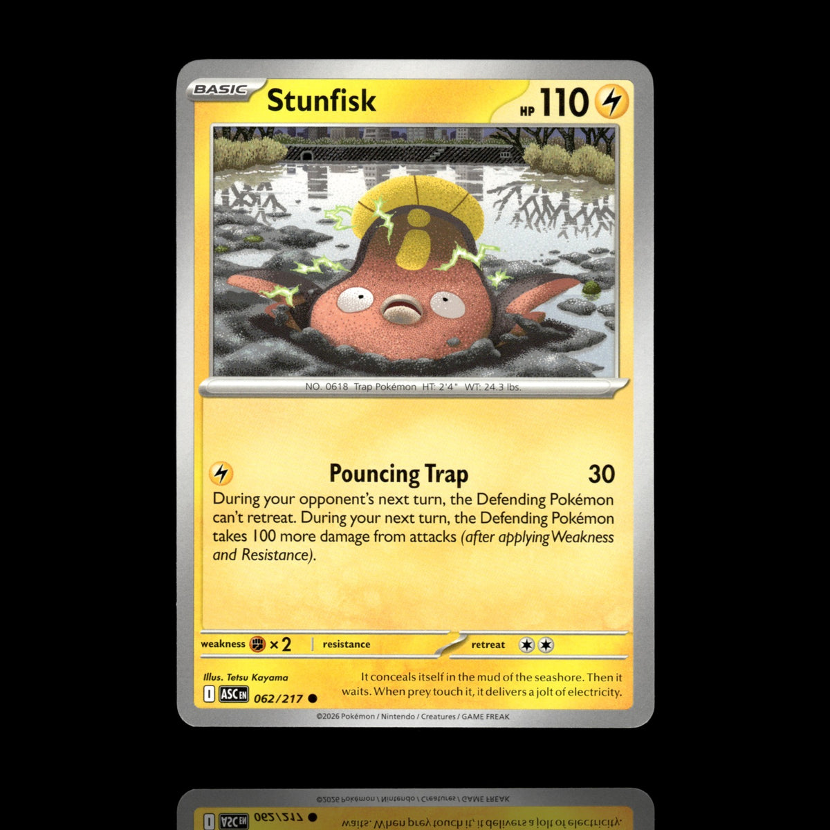 ▸ Stunfisk | ME: Ascended Heroes | Common | 062/217 | NM