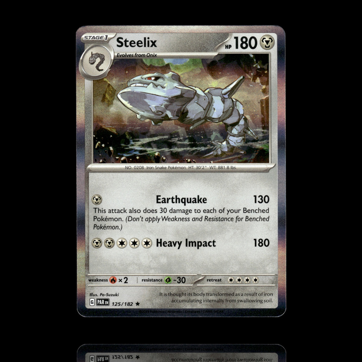 ▸ Steelix | SV04: Paradox Rift | Rare | 125/182 | NM