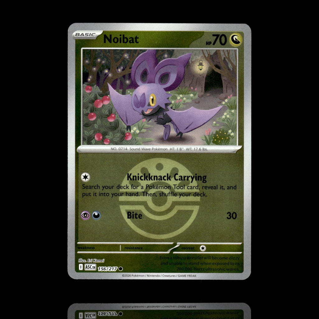 ▸ Noibat (Friend Ball) | ME: Ascended Heroes | Reverse Holo | 156/217 | NM