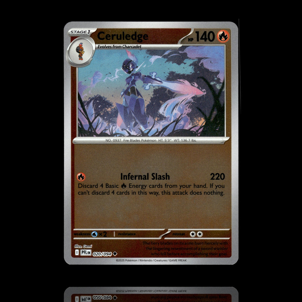 ▸ Ceruledge | ME02: Phantasmal Flames | Reverse Holo | 020/094 | NM