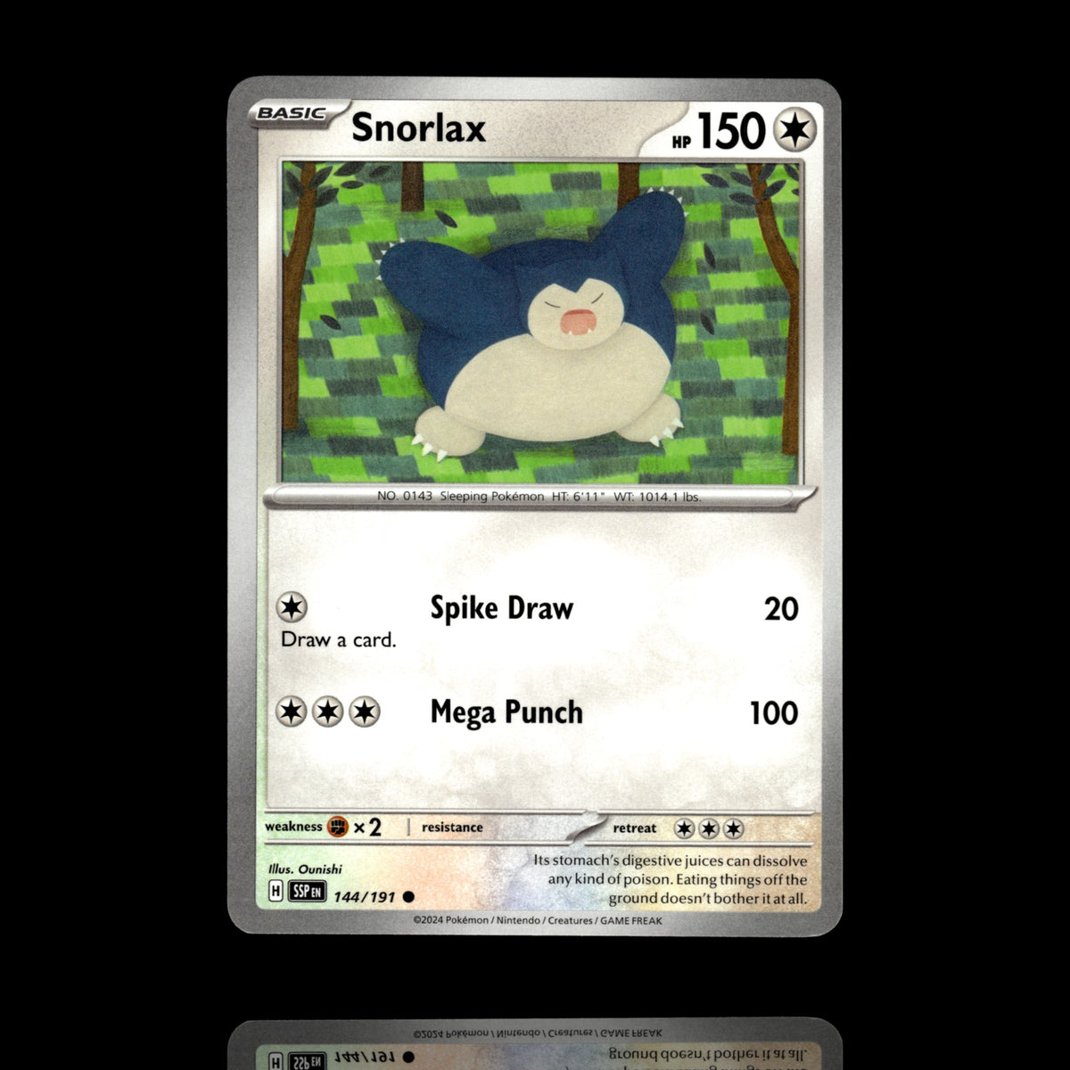 ▸ Snorlax | SV08: Surging Sparks | Common | 144/191 | NM