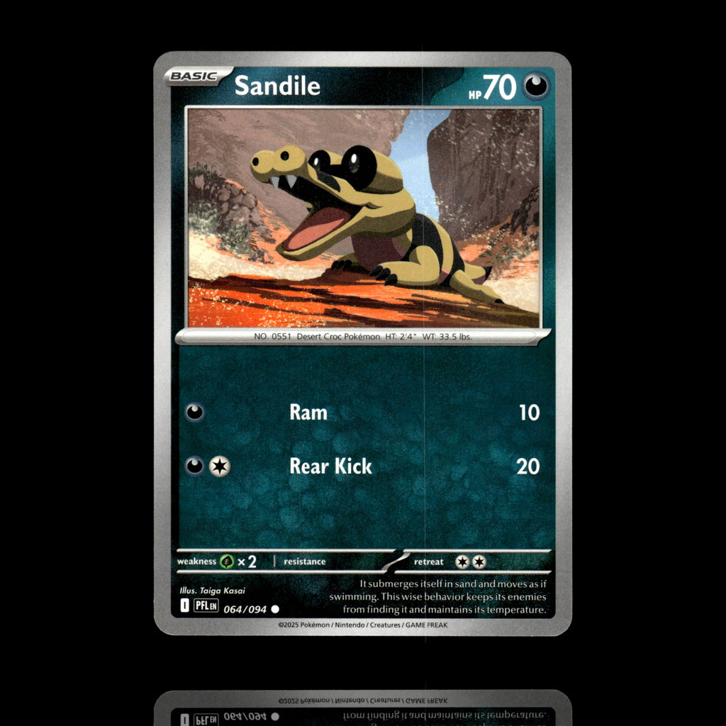 ▸ Sandile | ME02: Phantasmal Flames | Common | 064/094 | NM