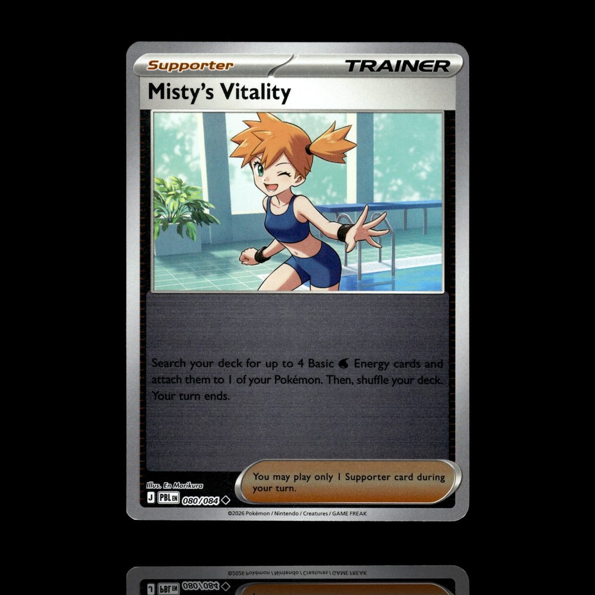 ▸ Misty's Vitality | ME05: Pitch Black | Reverse Holo | 080/084 | NM