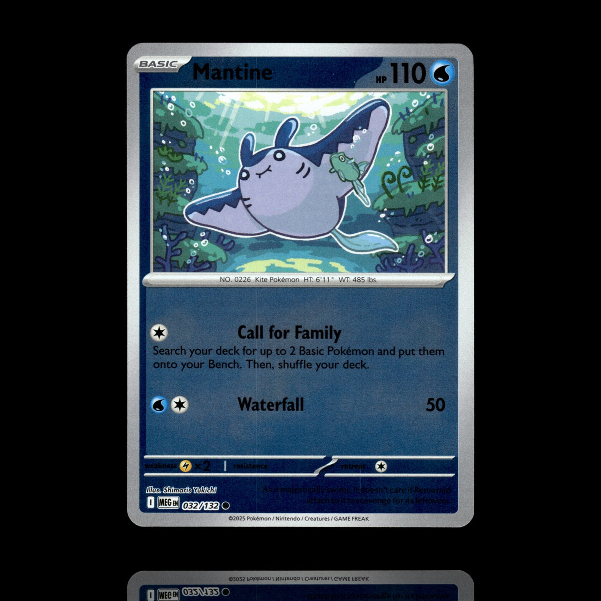 ▸ Mantine | ME01: Mega Evolution | Reverse Holo | 032/132 | NM