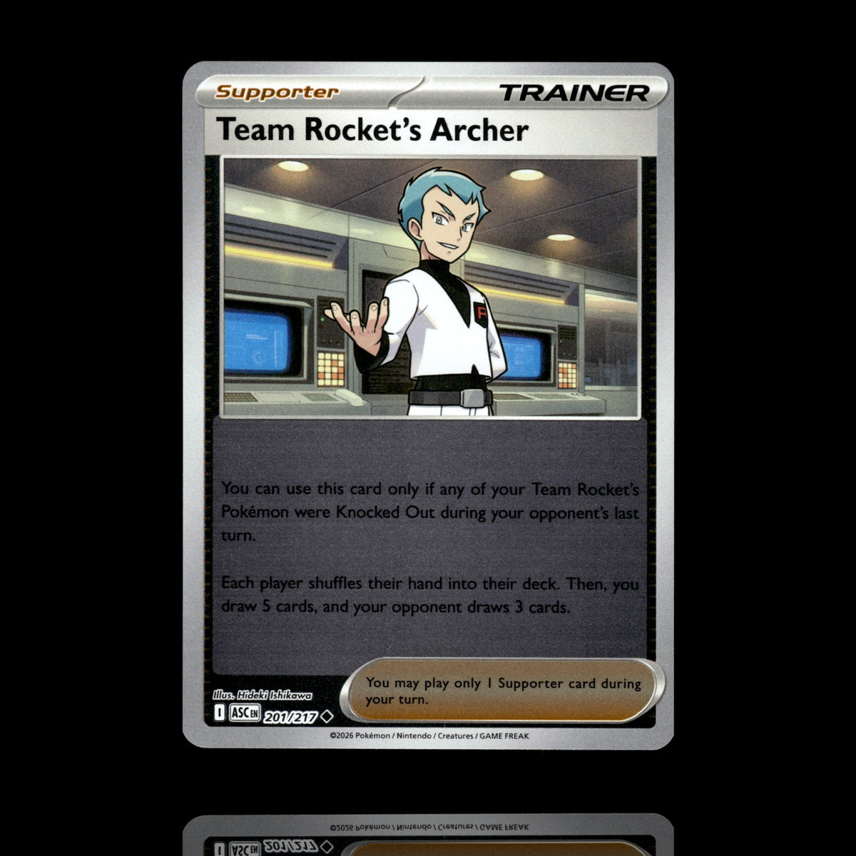 ▸ Team Rocket's Archer | SV10: Destined Rivals | Reverse Holo | 170/182 | NM