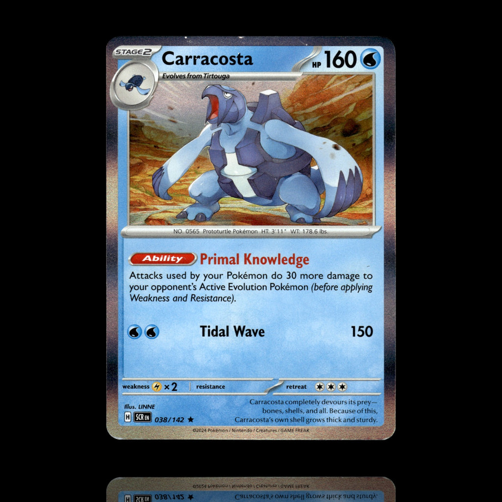 ▸ Carracosta | SV07: Stellar Crown | Rare | 038/142 | NM