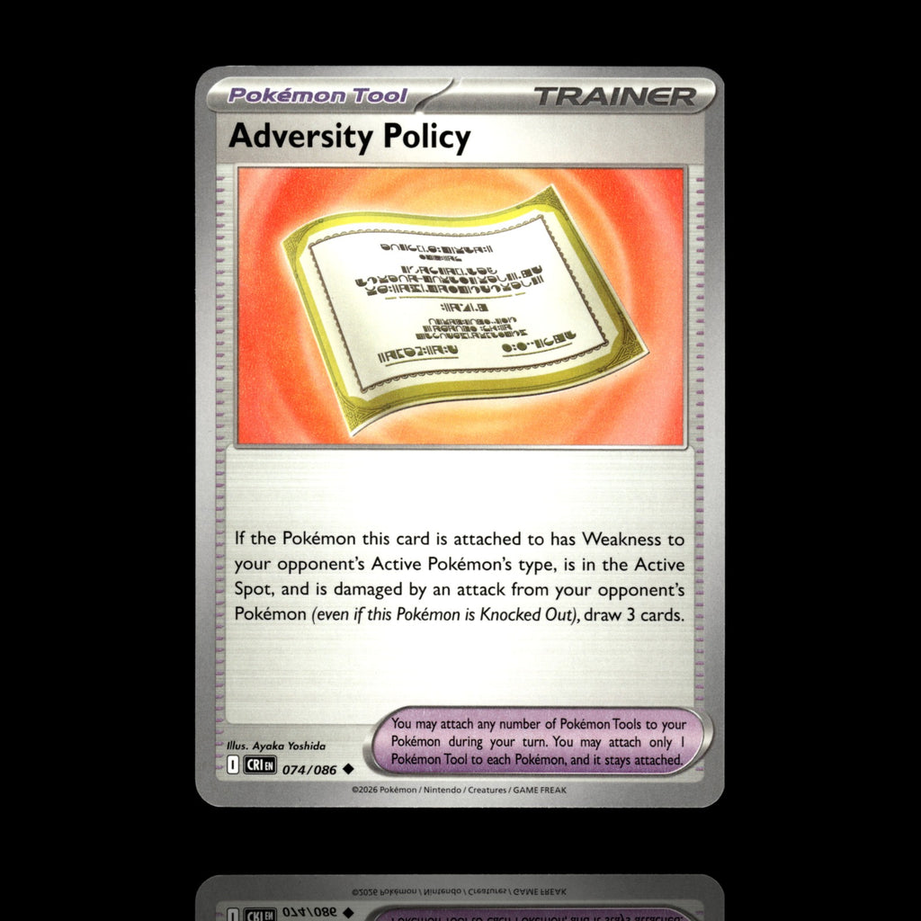 ▸ Adversity Policy | ME04: Chaos Rising | Uncommon | 074/086 | NM