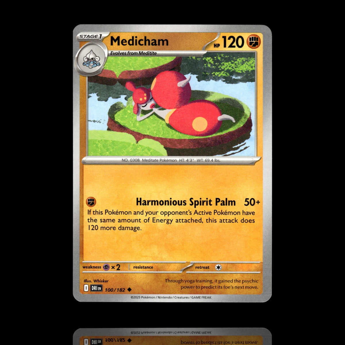 ▸ Medicham | SV10: Destined Rivals | Uncommon | 100/182 | NM