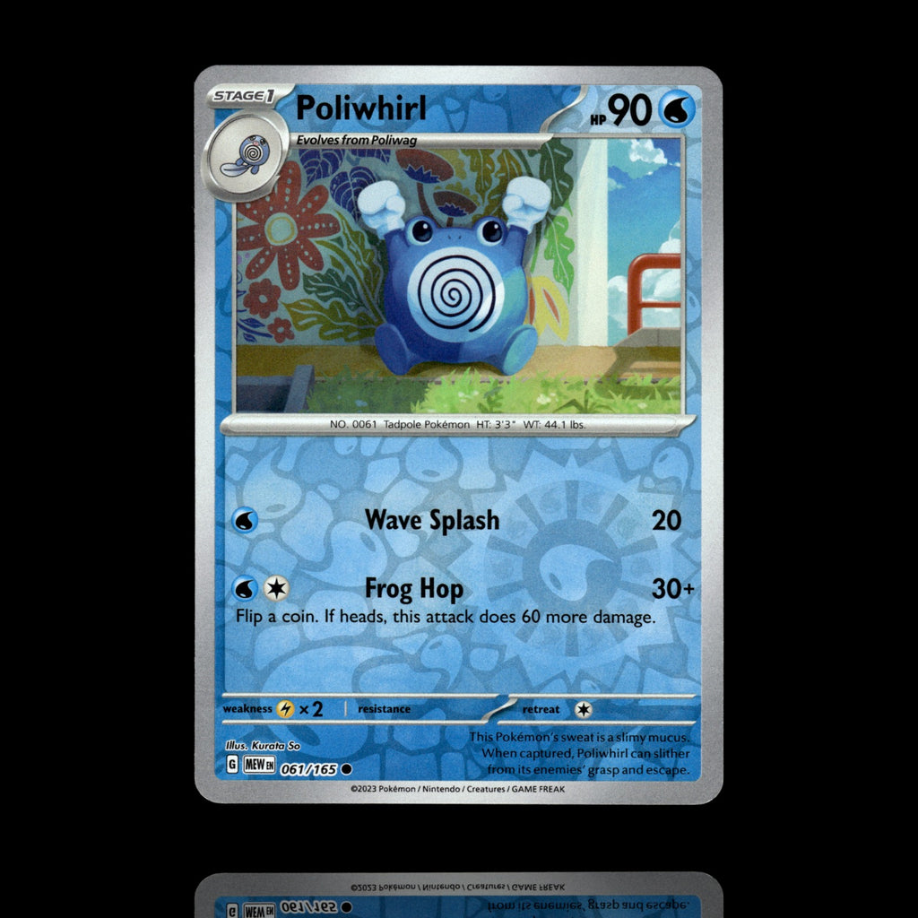 ▸ Poliwhirl | SV: Scarlet & Violet 151 | Reverse Holo | 061/165 | NM