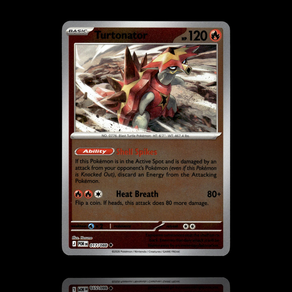 ▸ Turtonator | ME03: Perfect Order | Reverse Holo | 017/088 | NM