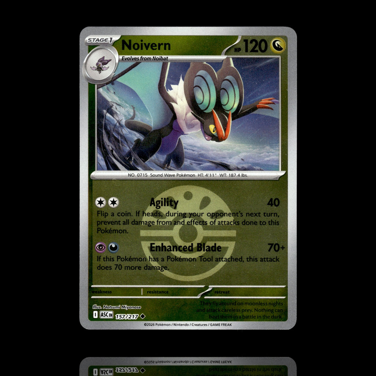 ▸ Noivern (Friend Ball) | ME: Ascended Heroes | Reverse Holo | 157/217 | NM