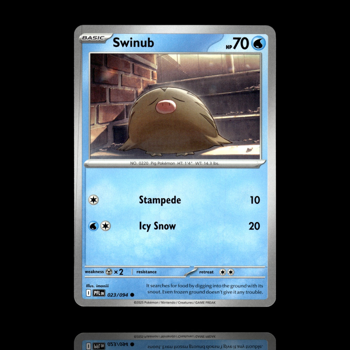 ▸ Swinub | ME02: Phantasmal Flames | Common | 023/094 | NM