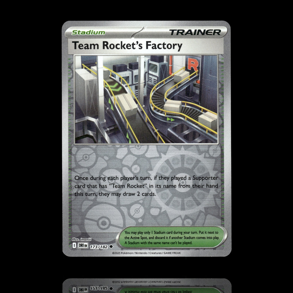 ▸ Team Rocket's Factory | SV10: Destined Rivals | Reverse Holo | 173/182 | NM