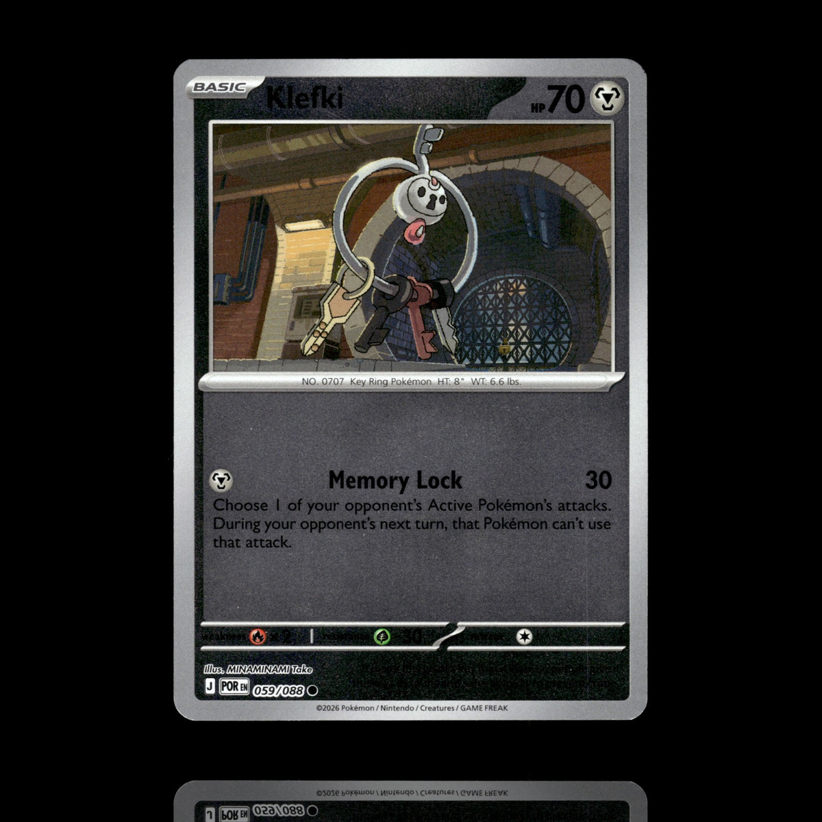▸ Klefki | ME03: Perfect Order | Reverse Holo | 059/088 | NM