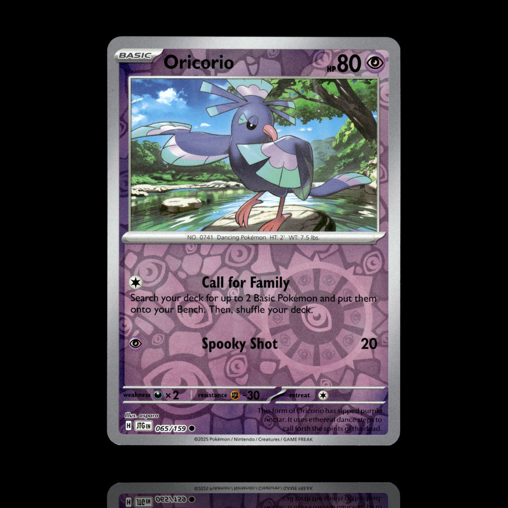 ▸ Oricorio | SV09: Journey Together | Reverse Holo | 065/159 | NM
