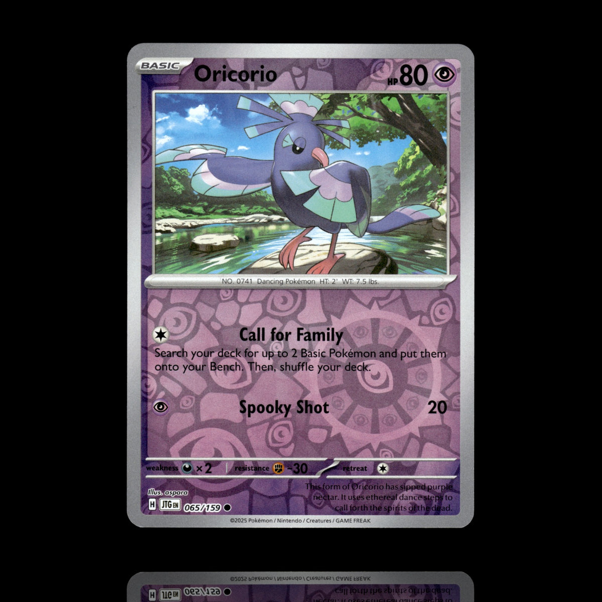 ▸ Oricorio | SV09: Journey Together | Reverse Holo | 065/159 | NM
