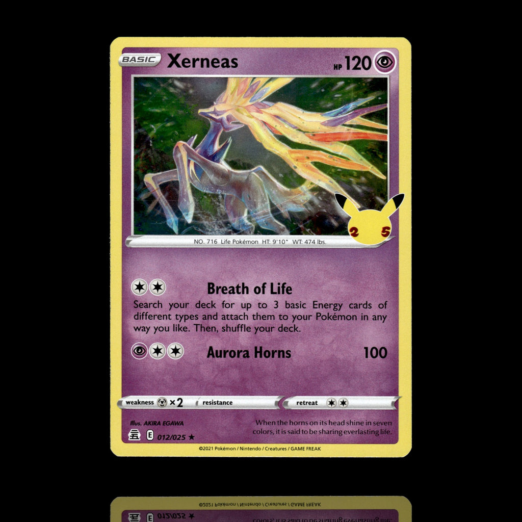 ▸ Xerneas | Celebrations | Holo Rare | 012/025 | NM