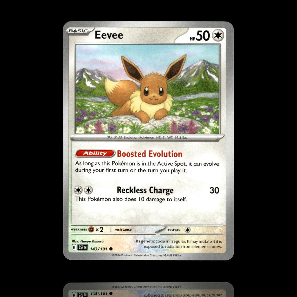 ▸ Eevee | SV08: Surging Sparks | Common | 143/191 | NM