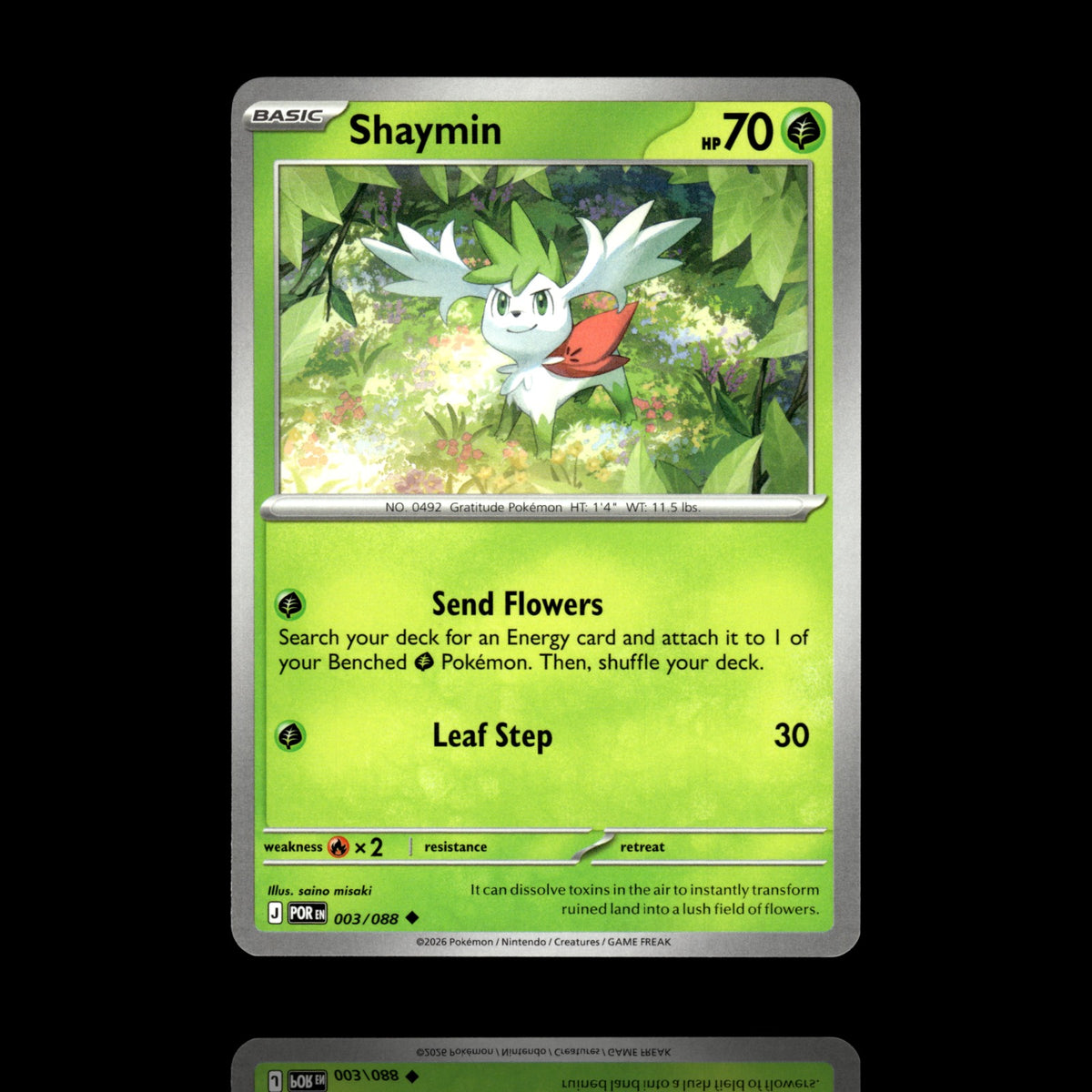 ▸ Shaymin | ME03: Perfect Order | Uncommon | 003/088 | NM