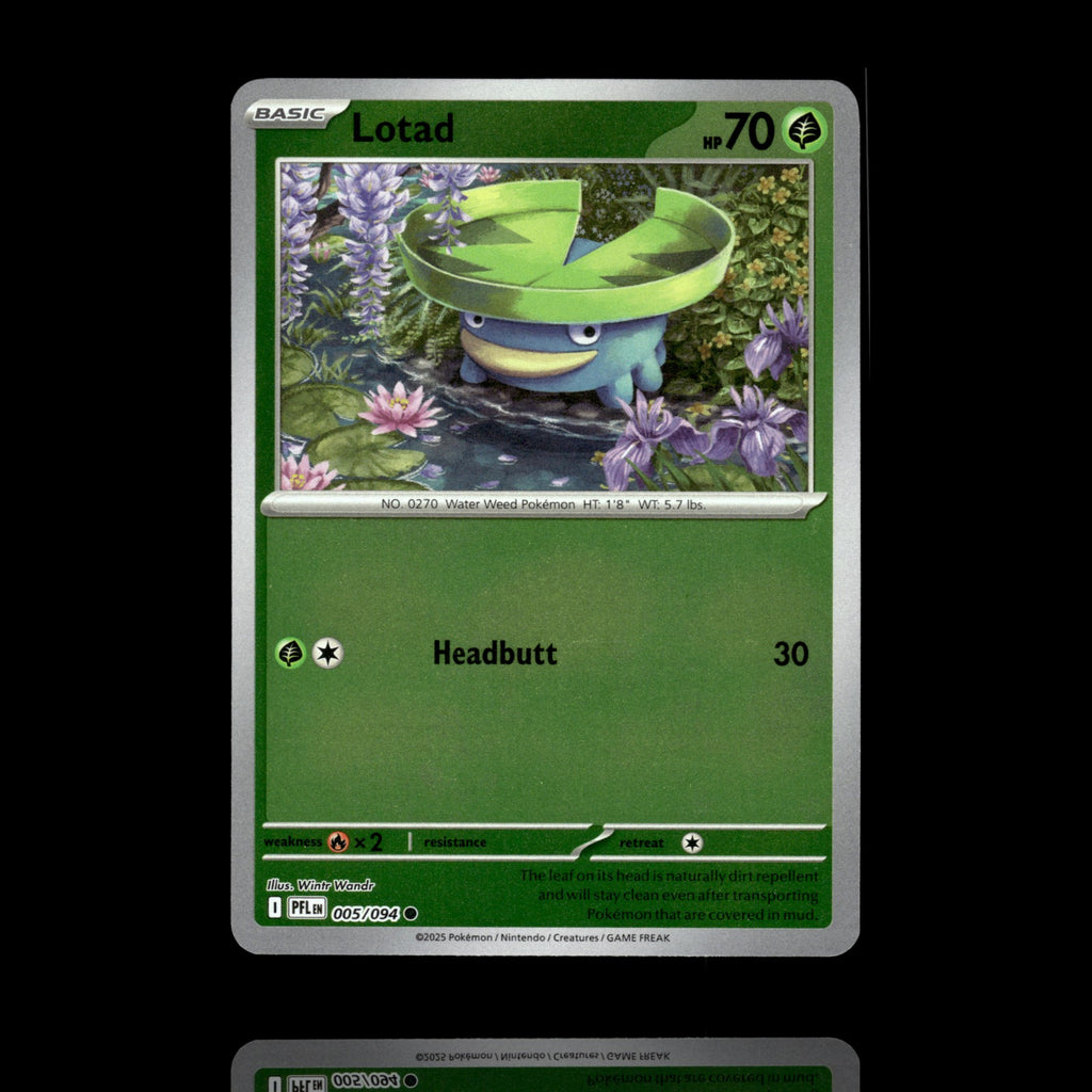 ▸ Lotad | ME02: Phantasmal Flames | Reverse Holo | 005/094 | NM