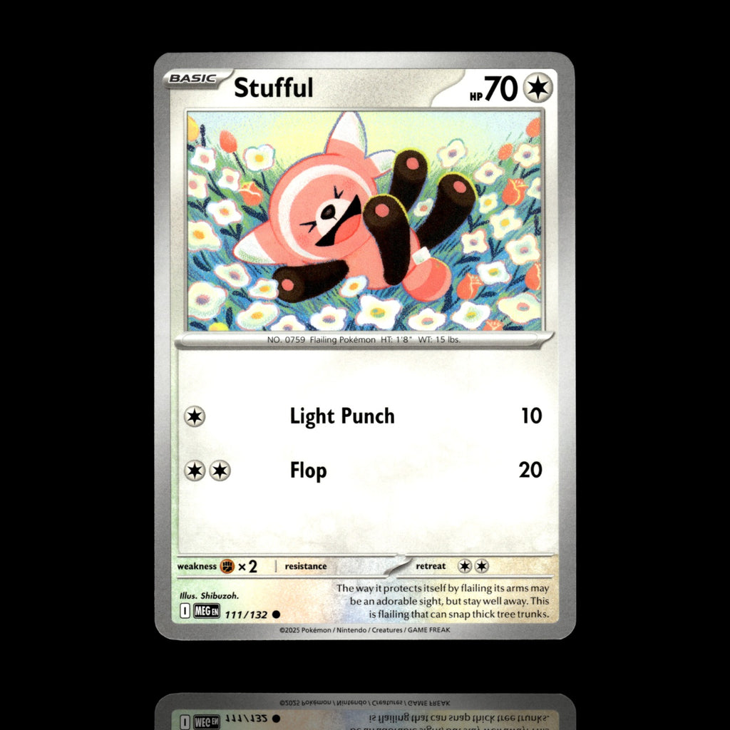 ▸ Stufful | ME01: Mega Evolution | Common | 111/132 | NM