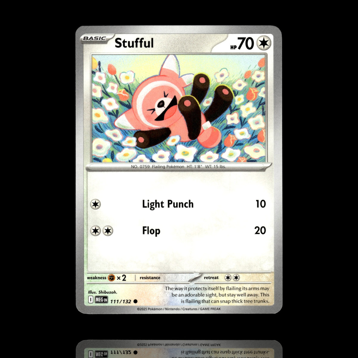 ▸ Stufful | ME01: Mega Evolution | Common | 111/132 | NM