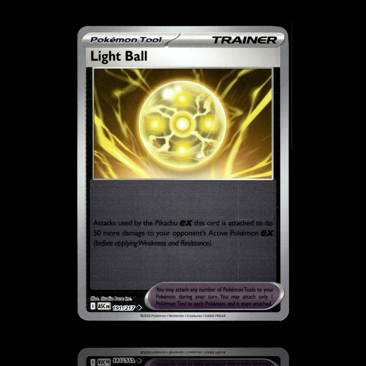 ▸ Light Ball | ME: Ascended Heroes | Reverse Holo | 191/217 | NM