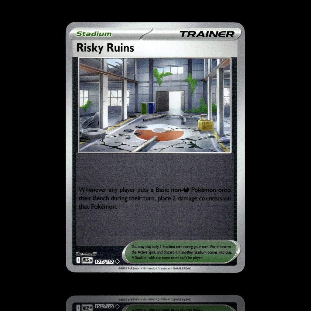 ▸ Risky Ruins | ME01: Mega Evolution | Reverse Holo | 127/132 | NM