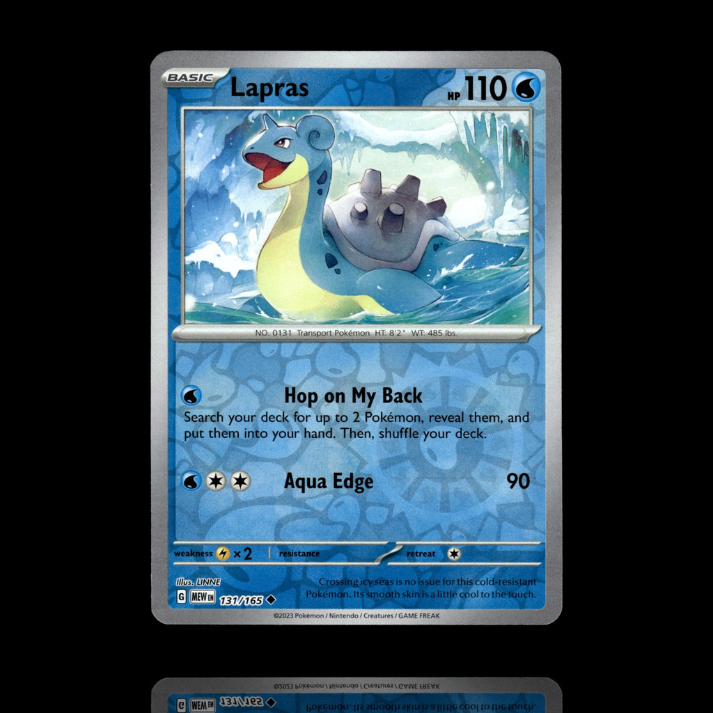 ▸ Lapras | SV: Scarlet & Violet 151 | Reverse Holo | 131/165 | NM