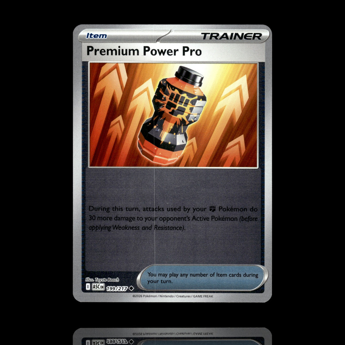 ▸ Premium Power Pro | ME: Ascended Heroes | Reverse Holo | 199/217 | NM