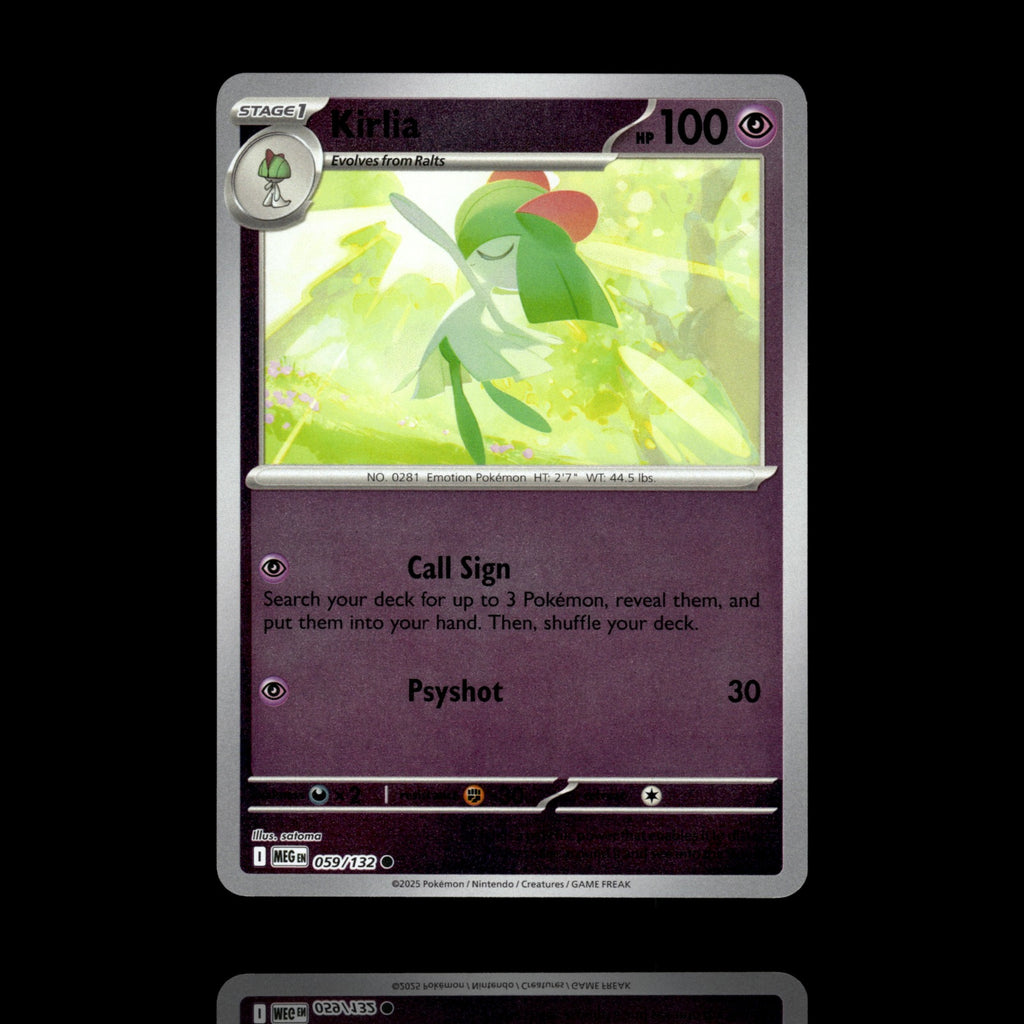 ▸ Kirlia | ME01: Mega Evolution | Reverse Holo | 059/132 | NM