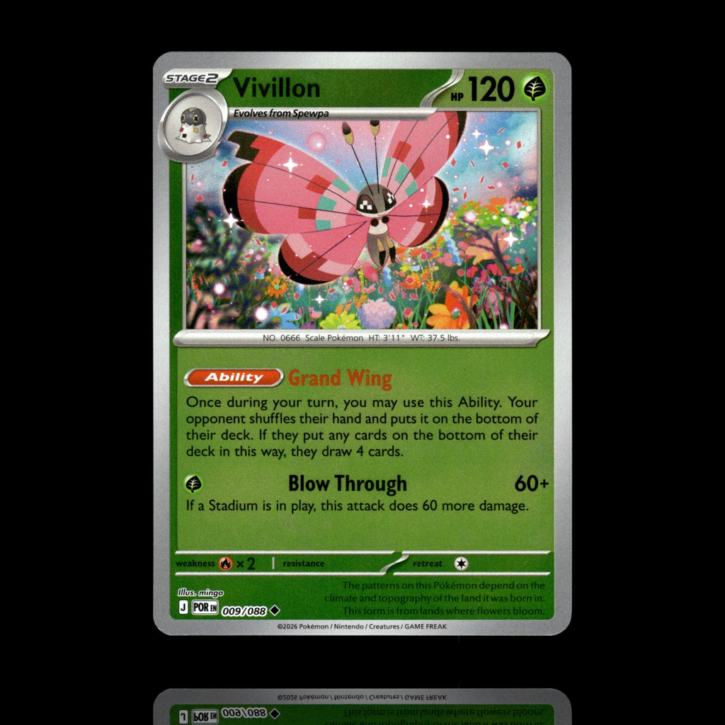 ▸ Vivillon | ME03: Perfect Order | Reverse Holo | 009/088 | NM