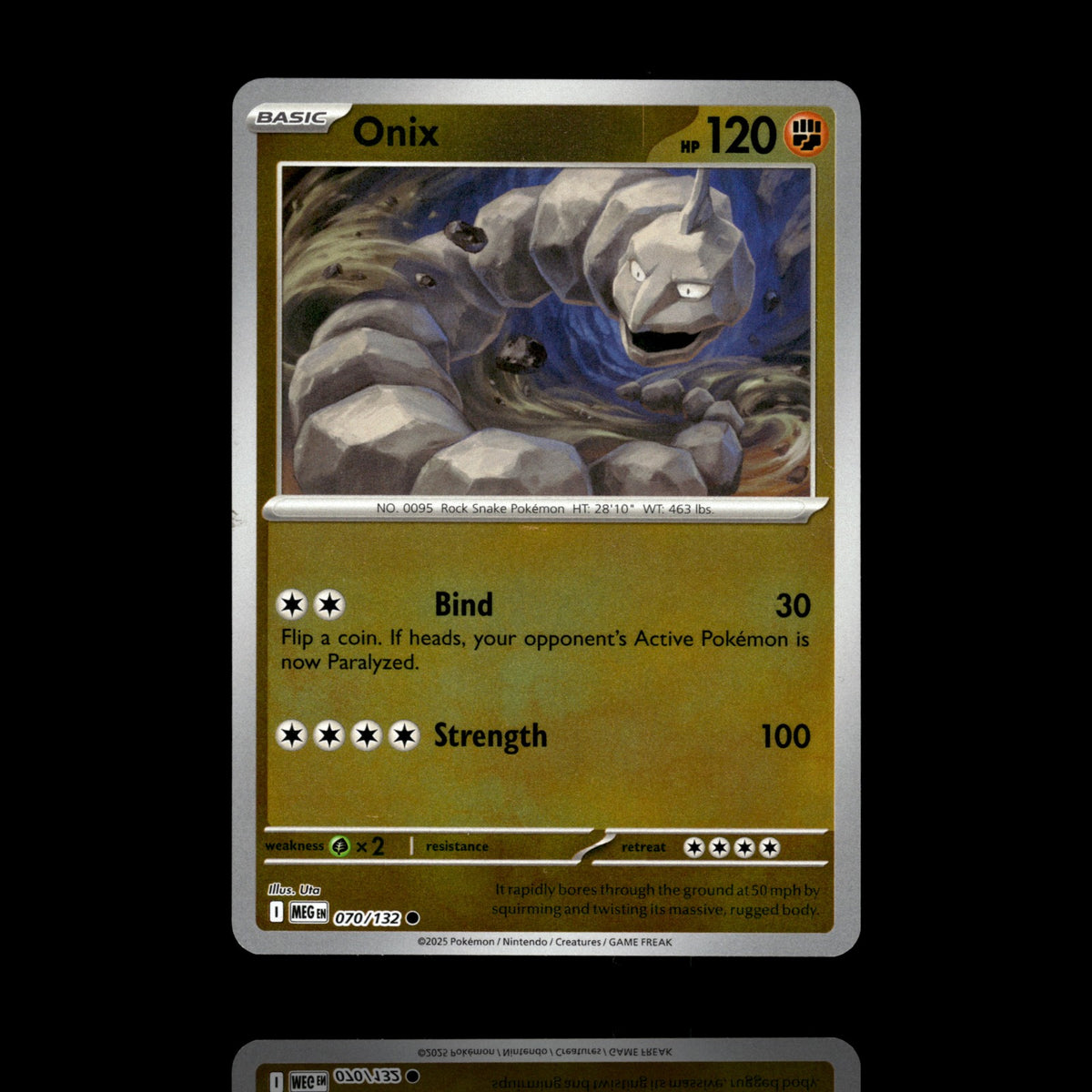 ▸ Onix | ME01: Mega Evolution | Reverse Holo | 070/132 | NM