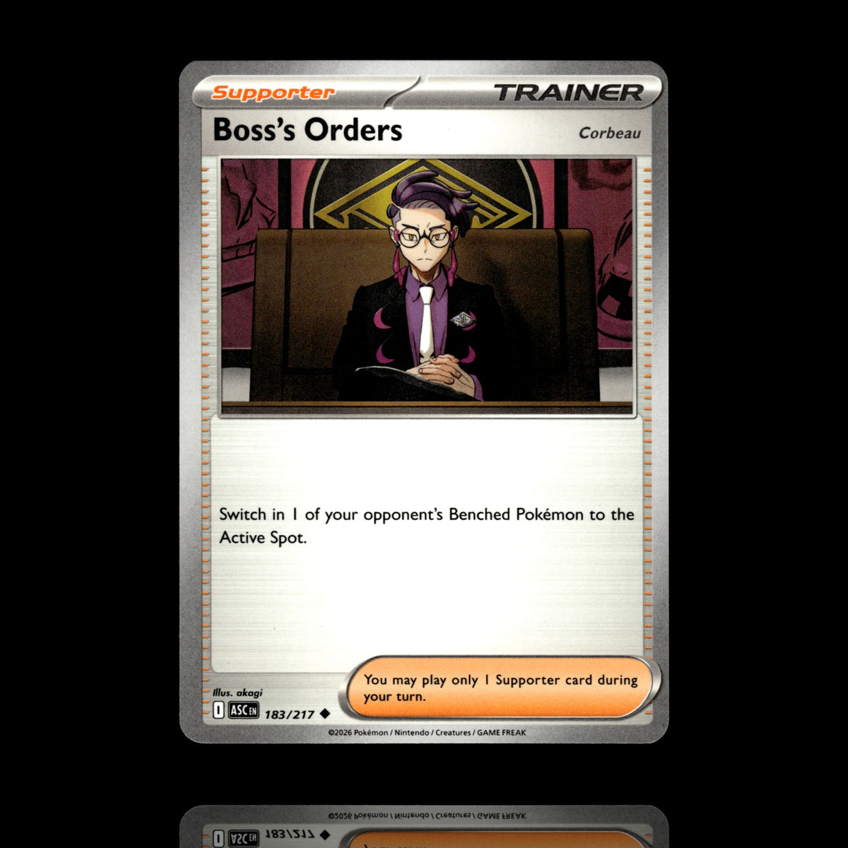 ▸ Boss's Orders [Corbeau] | ME: Ascended Heroes | Uncommon | 183/217 | NM