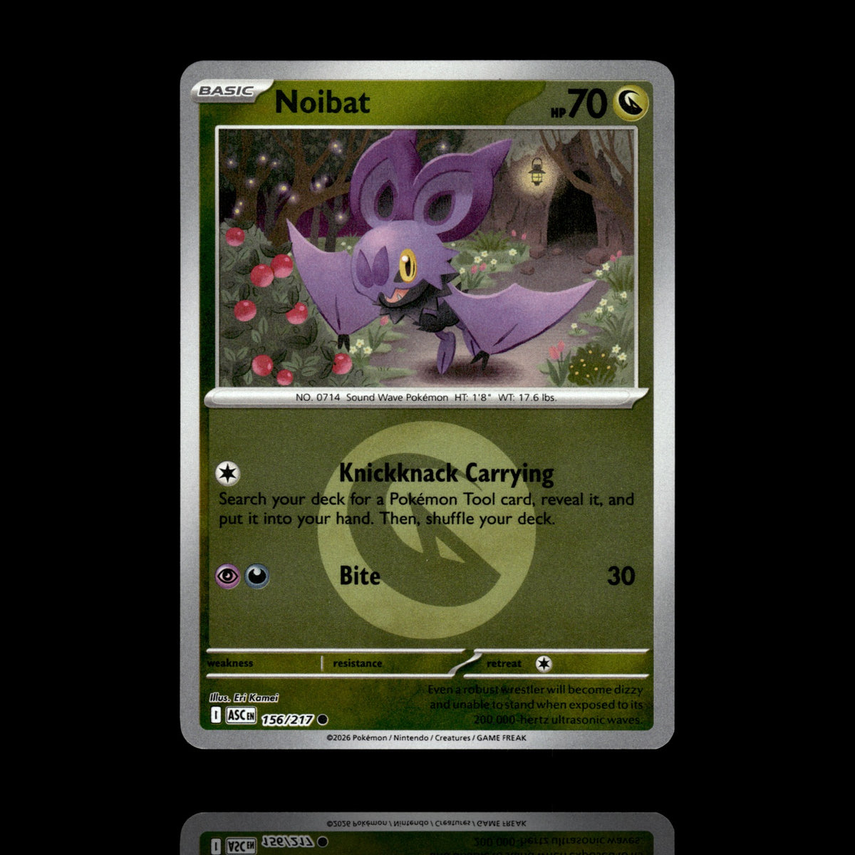 ▸ Noibat | ME: Ascended Heroes | Energy Reverse Holo | 156/217 | NM