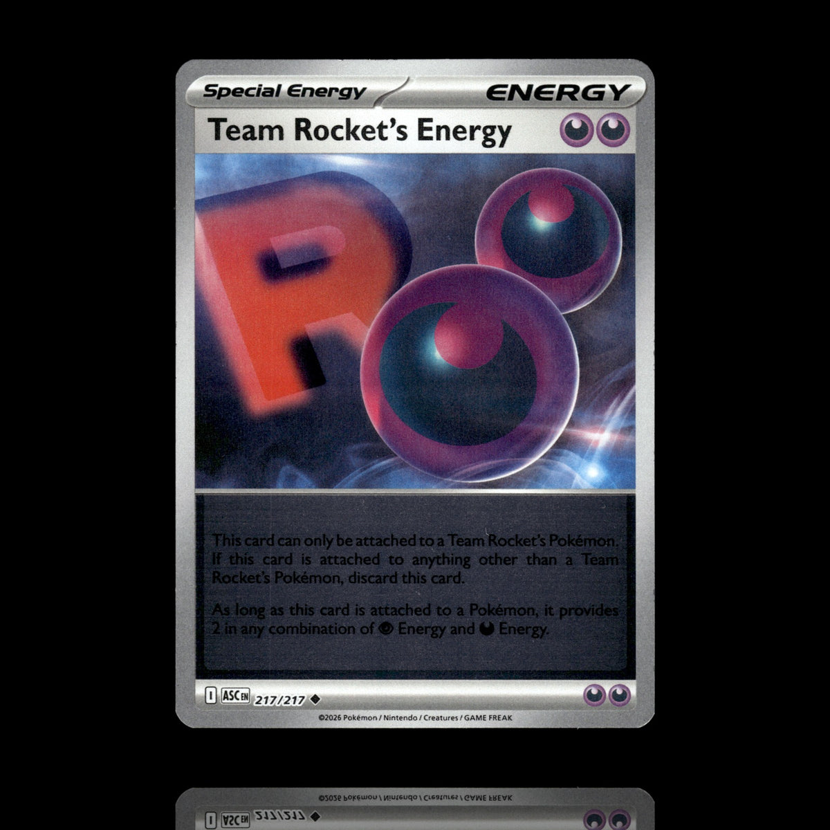 ▸ Team Rocket's Energy | ME: Ascended Heroes | Reverse Holo | 217/217 | NM