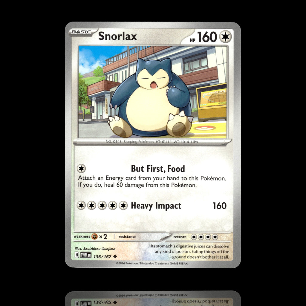 ▸ Snorlax | SV06: Twilight Masquerade | Uncommon | 136/167 | NM