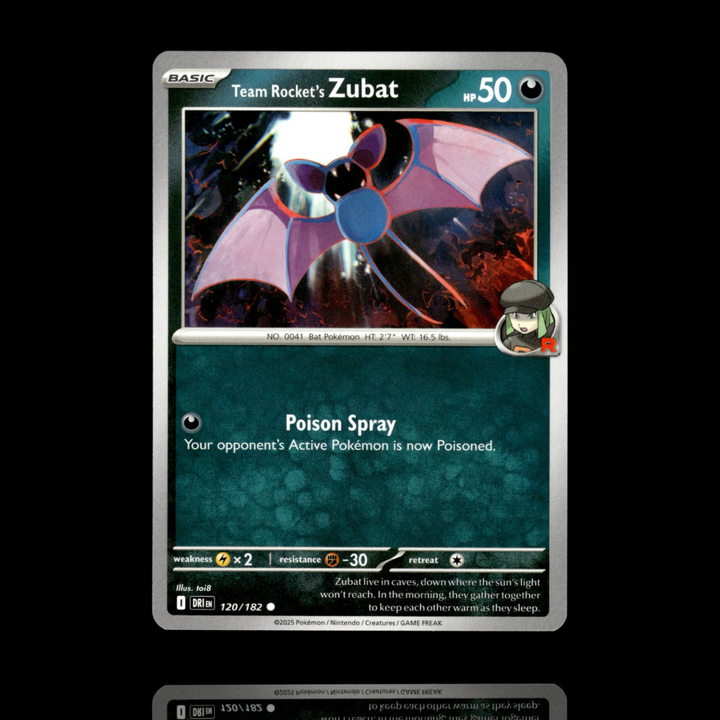 ▸ Team Rocket's Zubat | SV10: Destined Rivals | Common | 120/182 | NM