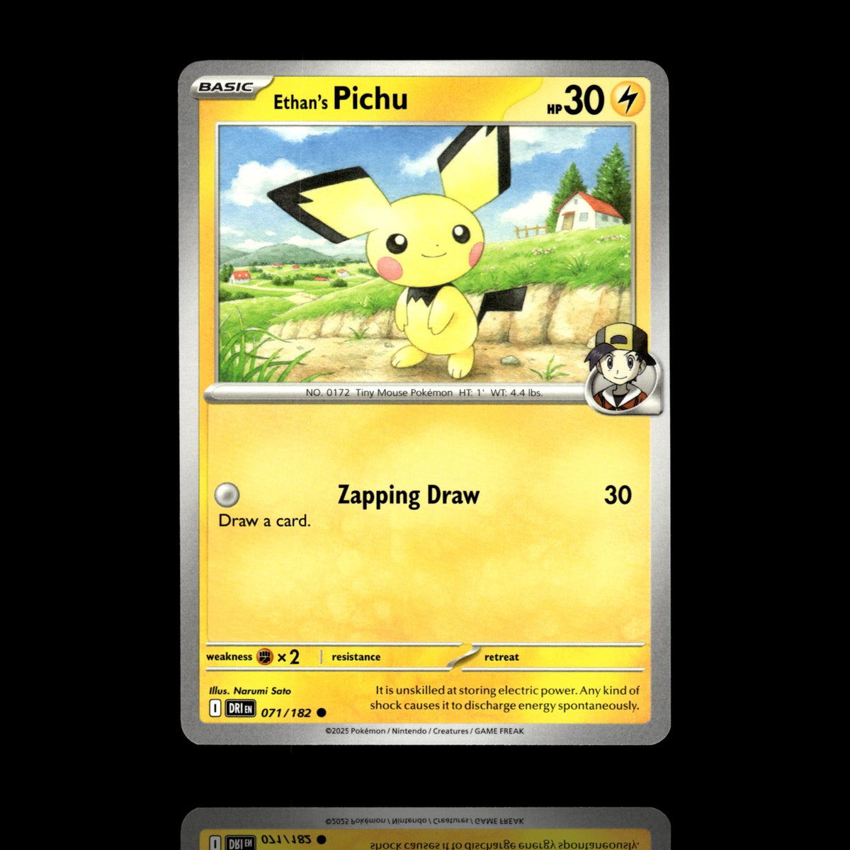 ▸ Ethan's Pichu | SV10: Destined Rivals | Common | 071/182 | NM